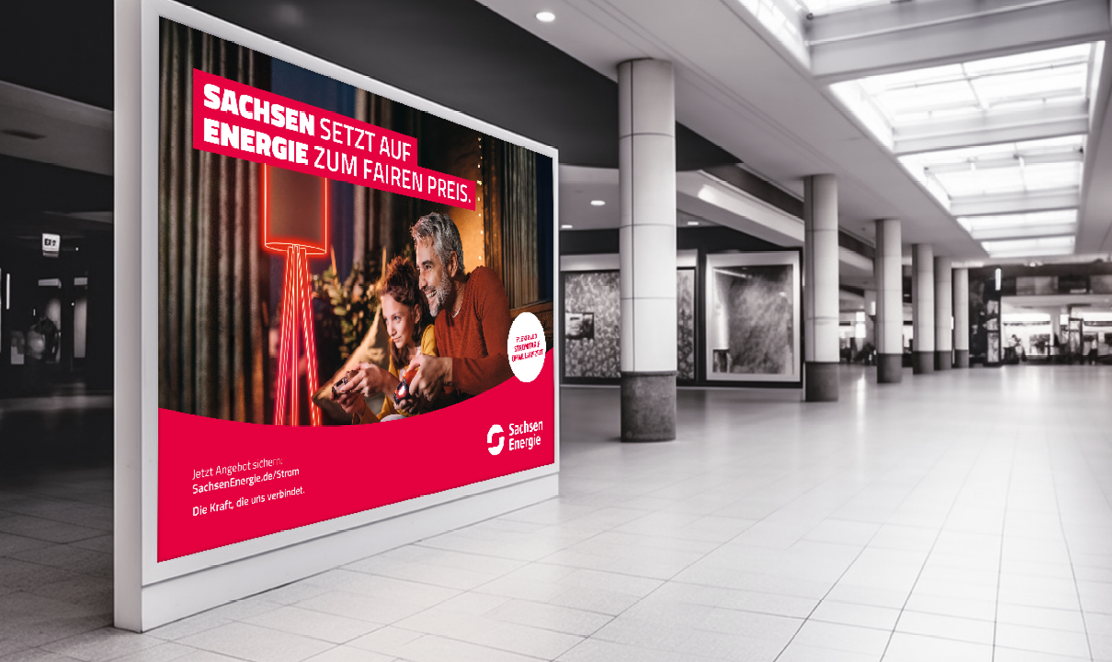 Werbeplakate Sachsen Energie
