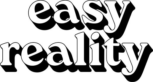 Der Schriftzug easy reality