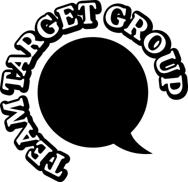 Ein Schriftzug Team Target Group